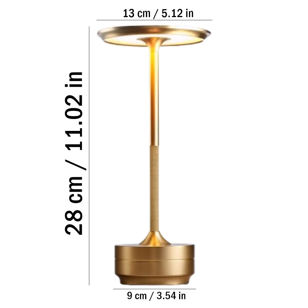 Rechargeable Touch Control Table Lamp for Modern Minimalist Interiors