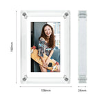 Acrylic Digital Photo Frame with IPS Display and Built-in Battery for Photos and Videos - Sofitte