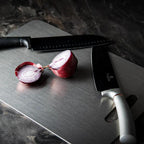 Antibacterial Stainless Steel Chopping Board for Hygienic Kitchen Food Prep - Sofitte