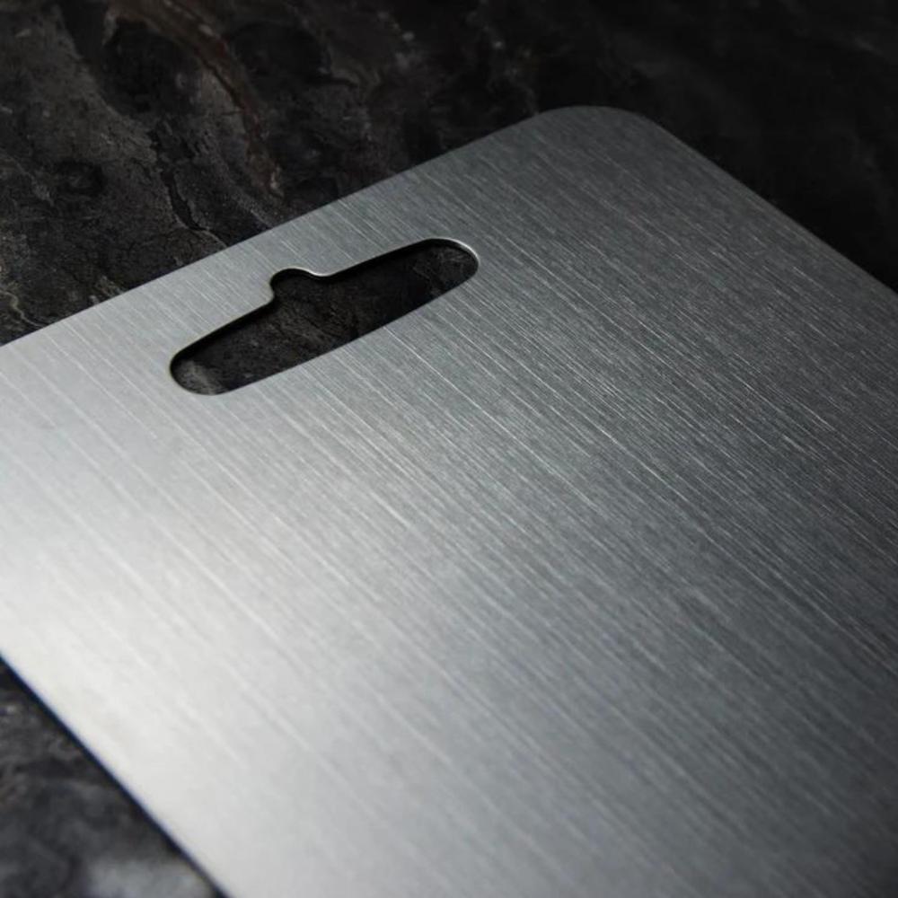 Antibacterial Stainless Steel Chopping Board for Hygienic Kitchen Food Prep - Sofitte