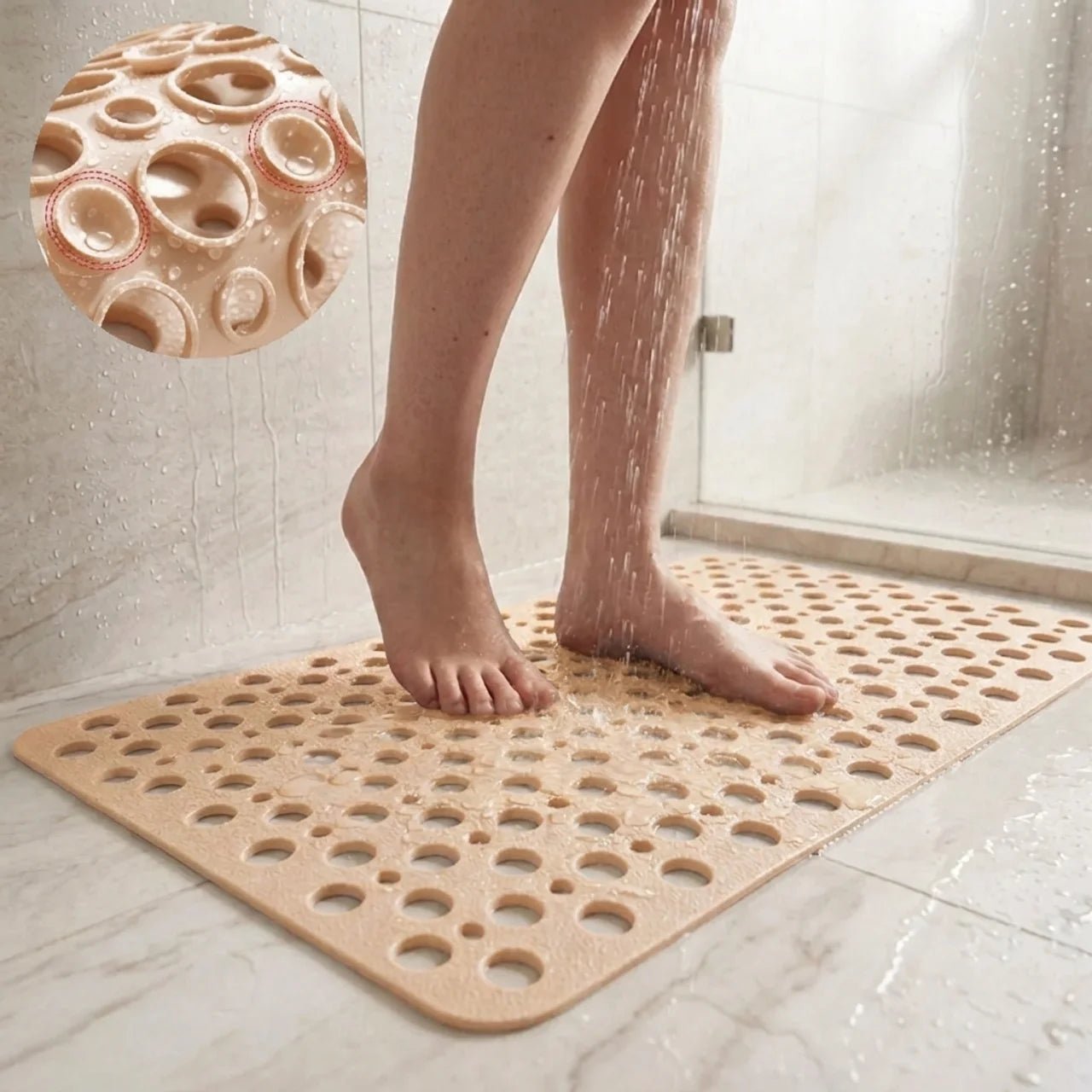 Antislip Shower Mat with Hygienic Protection for Bathroom Safety and Comfort - Sofitte
