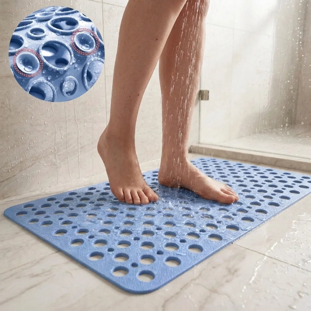 Antislip Shower Mat with Hygienic Protection for Bathroom Safety and Comfort - Sofitte