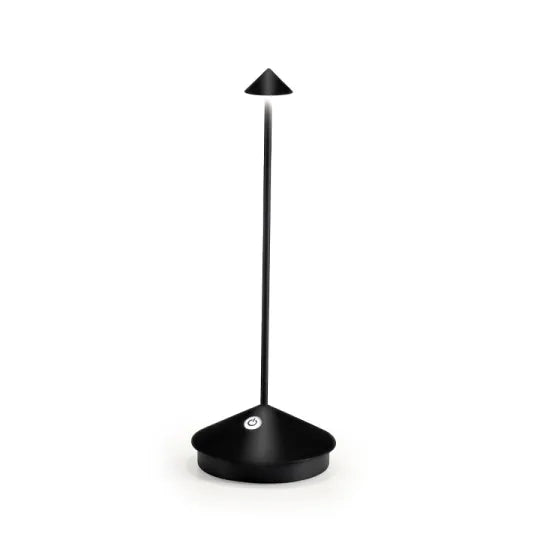 Modern Cordless LED Table Lamp with Dimmable Rechargeable Lighting for Indoor and Outdoor Use