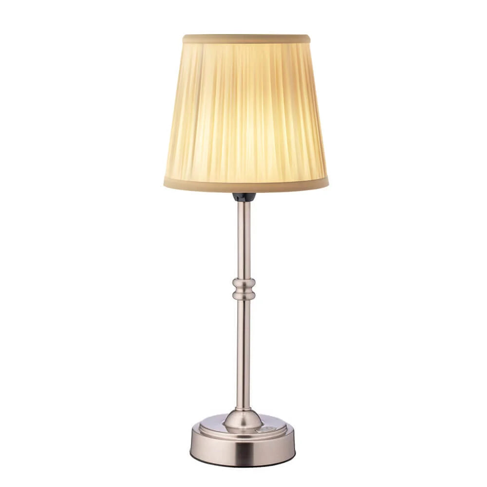 Cordless LED Table Lamp with Adjustable Brightness for Home and Outdoor Use