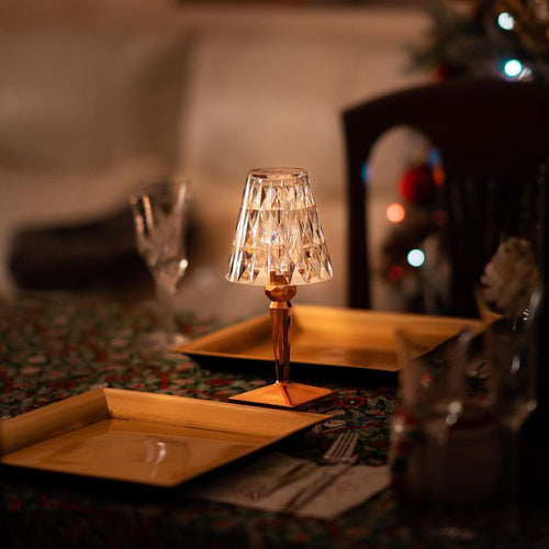 Cordless Crystal Touch Lamp with Adjustable Brightness for Indoor and Outdoor Use - Sofitte