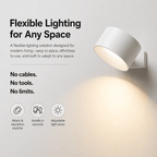 Cordless Magnetic Wall Light with Rechargeable Battery for Flexible Illumination - Sofitte