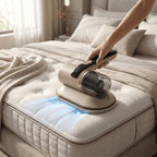 Cordless UV-C Vacuum Cleaner for Mattress and Upholstery with Strong Suction and Portable Design - Sofitte