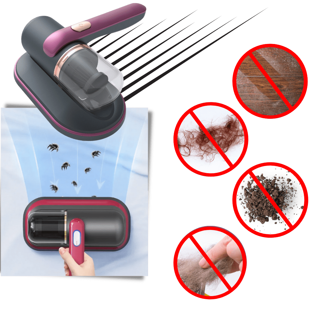 Cordless UV-C Vacuum Cleaner for Mattress and Upholstery with Strong Suction and Portable Design - Sofitte
