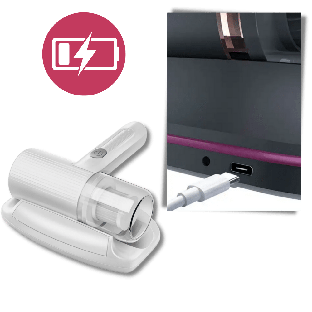 Cordless UV-C Vacuum Cleaner for Mattress and Upholstery with Strong Suction and Portable Design - Sofitte