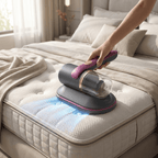 Cordless UV-C Vacuum Cleaner for Mattress and Upholstery with Strong Suction and Portable Design - Sofitte