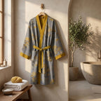 Cotton Kimono Bathrobe with Timeless Design for Relaxation and Self-Care - Sofitte