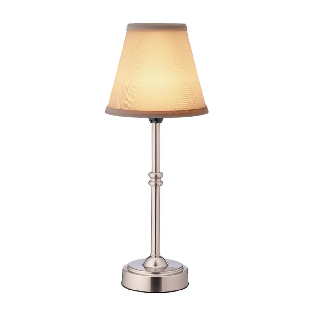 Cordless LED Table Lamp with Adjustable Brightness for Home and Outdoor Use