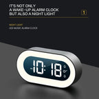 Digital Sunrise Alarm Clock with Dimmable Night Light and Natural Wake Sounds for Bedroom - Sofitte