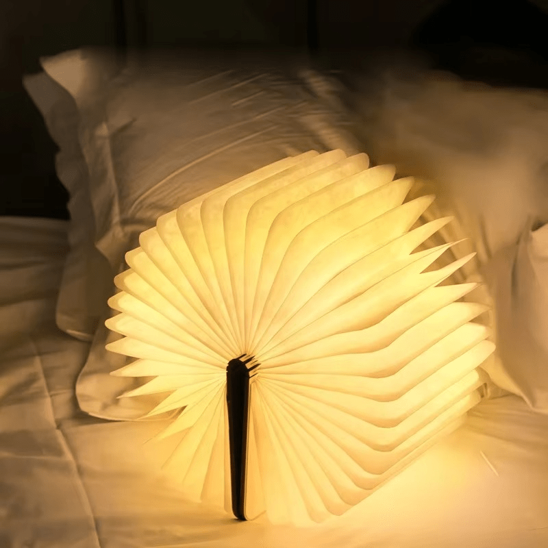 Portable Foldable Table Lamp with 360° Design and Rechargeable Battery for Modern Home Lighting