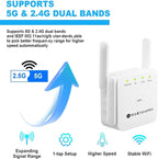 Dual-Band Wi-Fi Extender with High-Speed Connectivity for Seamless Coverage - Sofitte