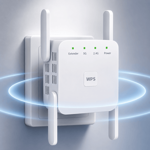 Dual-Band Wi-Fi Extender with High-Speed Connectivity for Seamless Coverage - Sofitte