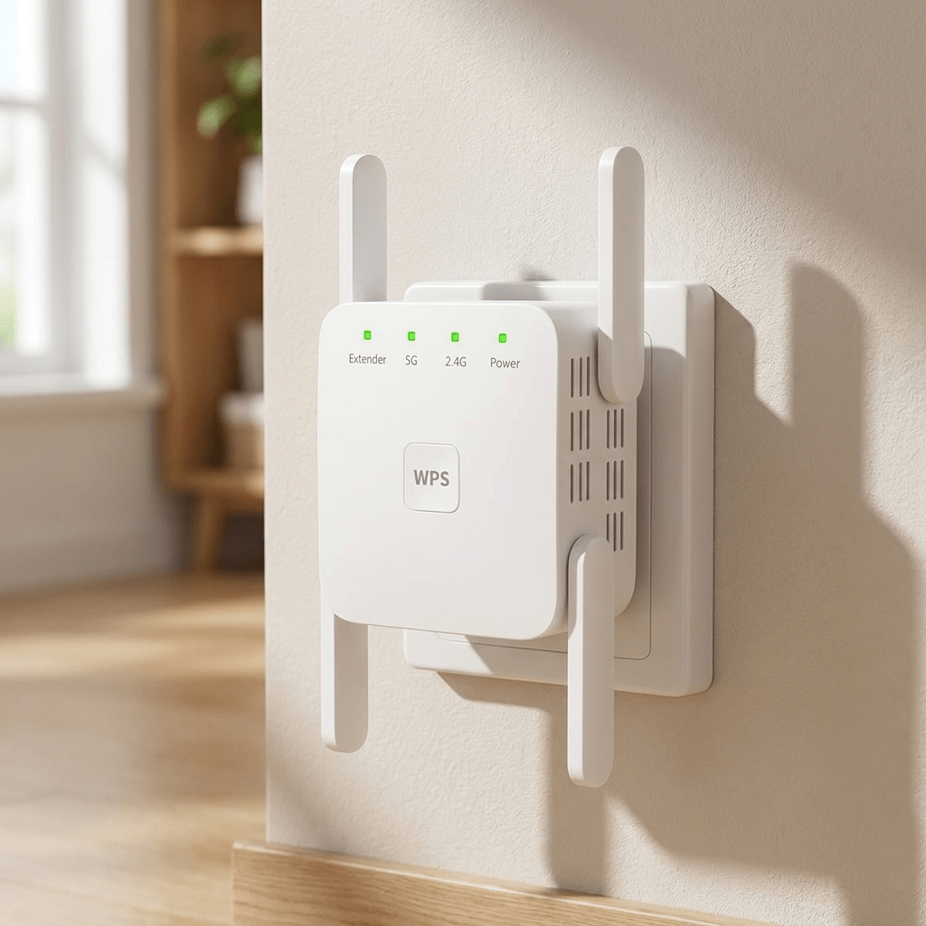 Dual-Band Wi-Fi Extender with High-Speed Connectivity for Seamless Coverage - Sofitte