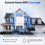 Dual-Band Wi-Fi Extender with High-Speed Connectivity for Seamless Coverage - Sofitte