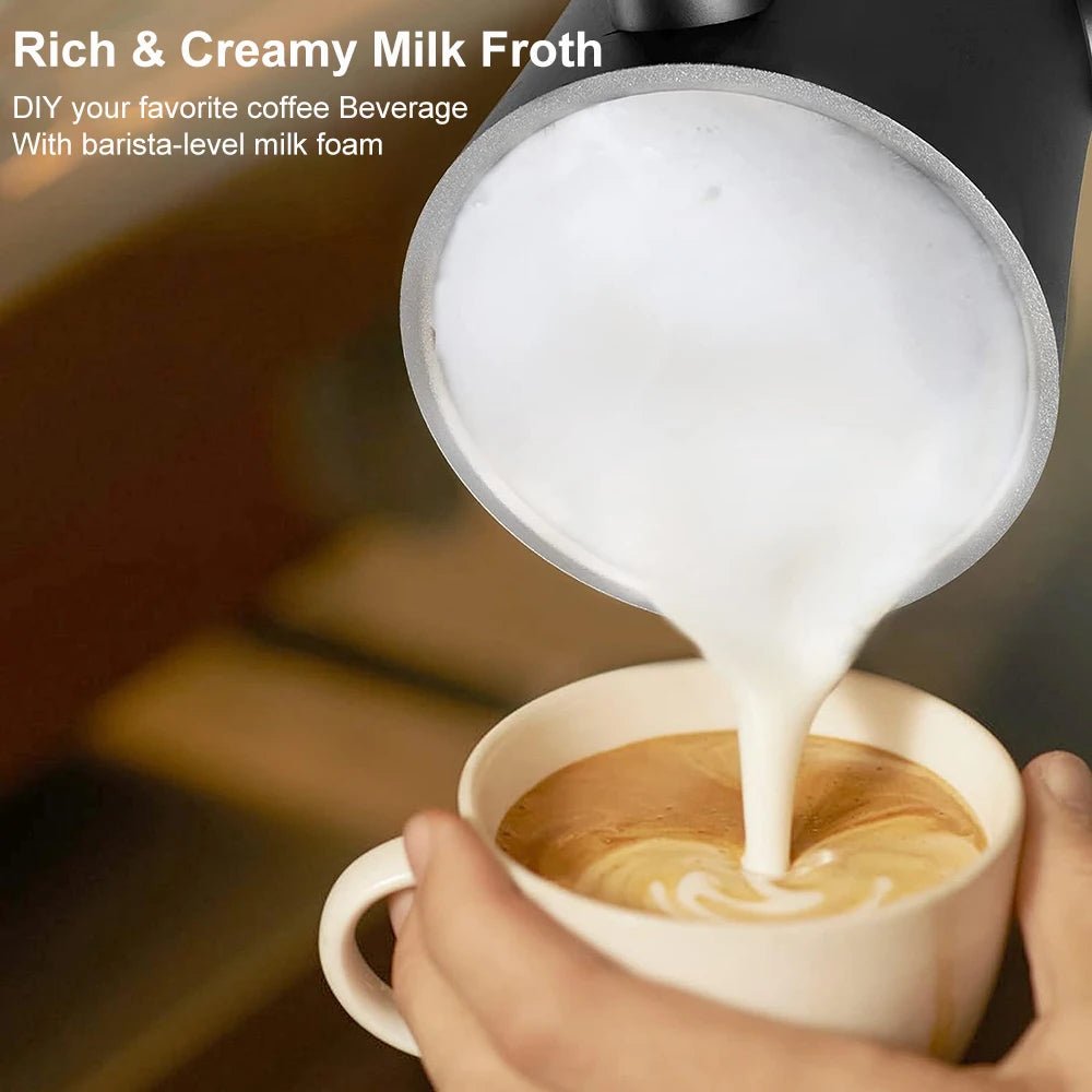 Electric Milk Frother for Coffee and Cappuccino - Automatic Hot and Cold Foam Maker - Sofitte