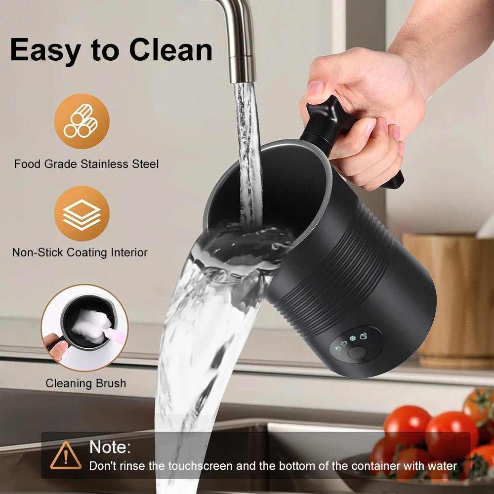 Electric Milk Frother for Coffee and Cappuccino - Automatic Hot and Cold Foam Maker - Sofitte