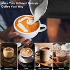 Electric Milk Frother for Coffee and Cappuccino - Automatic Hot and Cold Foam Maker - Sofitte