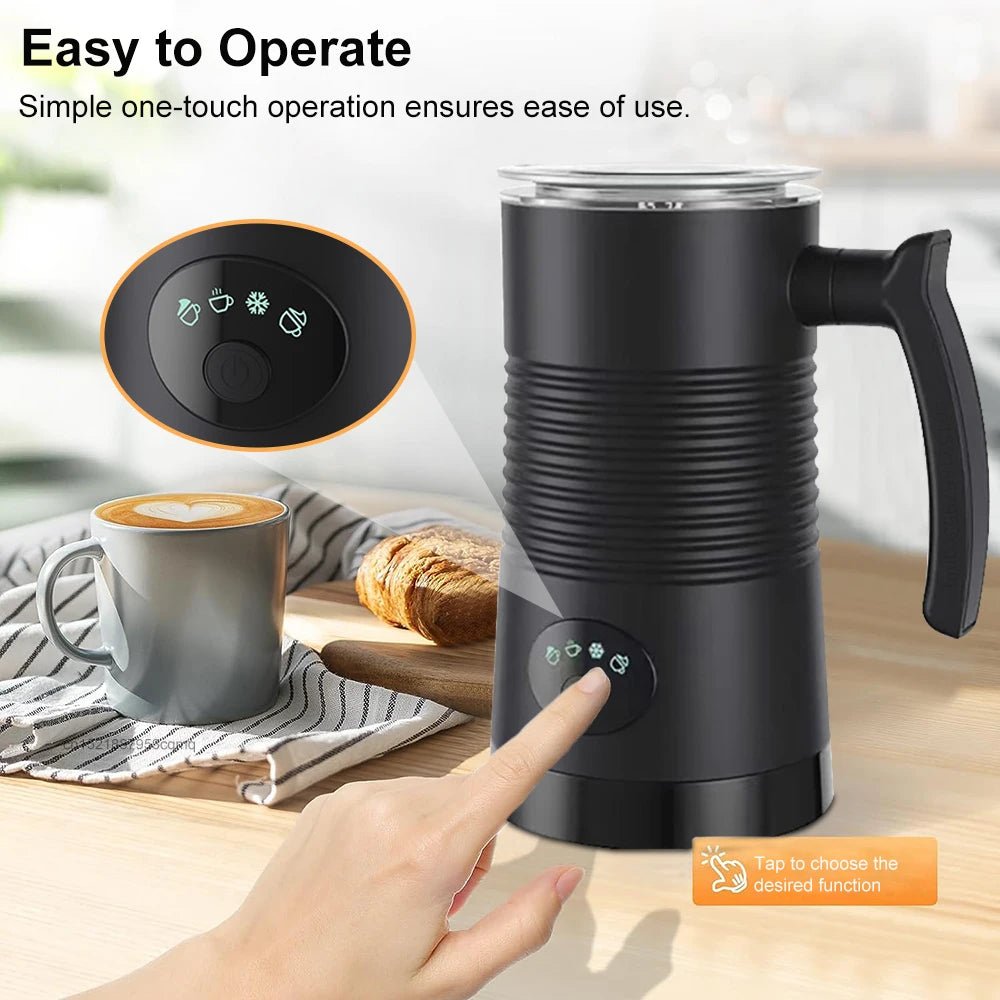 Electric Milk Frother for Coffee and Cappuccino - Automatic Hot and Cold Foam Maker - Sofitte