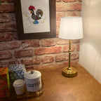 Cordless LED Table Lamp with Adjustable Brightness for Home and Outdoor Use