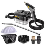Handheld Steam Cleaner with 2500W Power and 1.2L Tank for Home and Car Cleaning - Sofitte