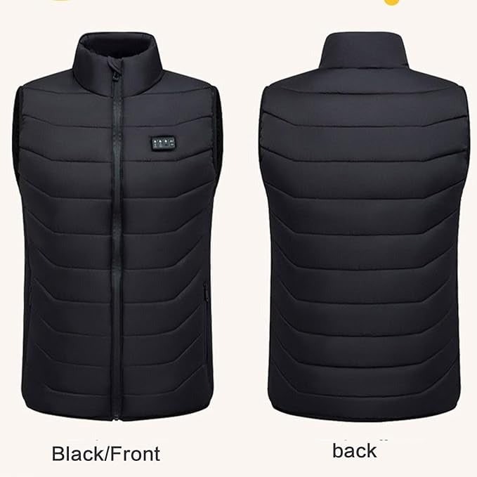 Heated Vest with USB Rechargeable Battery and Multiple Heating Zones for Outdoor Activities