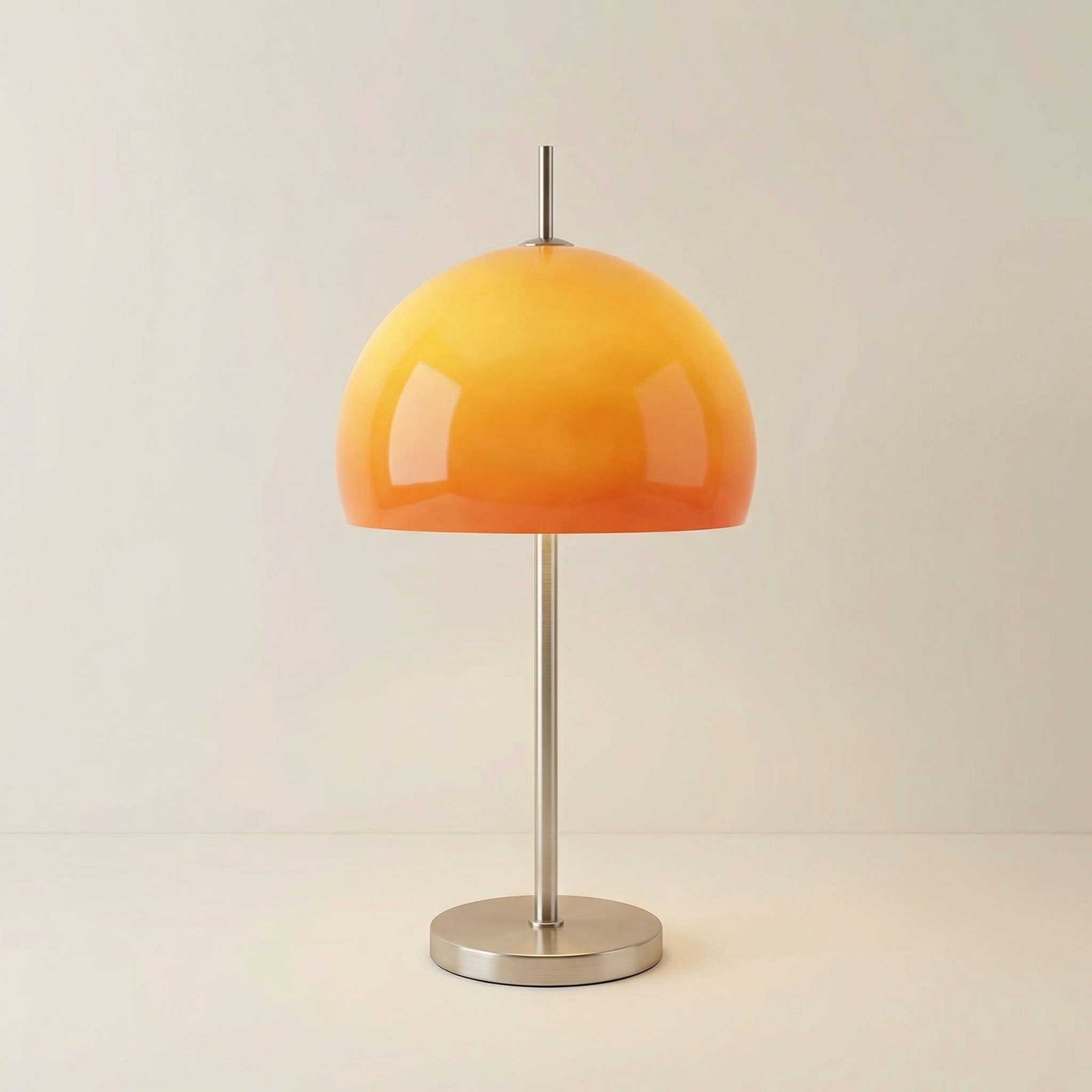 Mushroom Table Lamp for Bedroom and Living Room - Retro Dome Design with Soft Ambient Glow