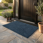 Non-Slip Door Mat for Indoor and Outdoor Use with Dirt-Resistant Textured Surface