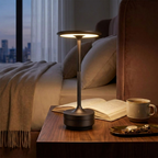 Rechargeable Touch Control Table Lamp for Modern Minimalist Interiors