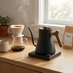 Gooseneck Electric Kettle with Precision Temperature Control for Coffee and Tea