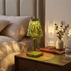 Cordless Crystal Touch Lamp with Adjustable Brightness for Indoor and Outdoor Use