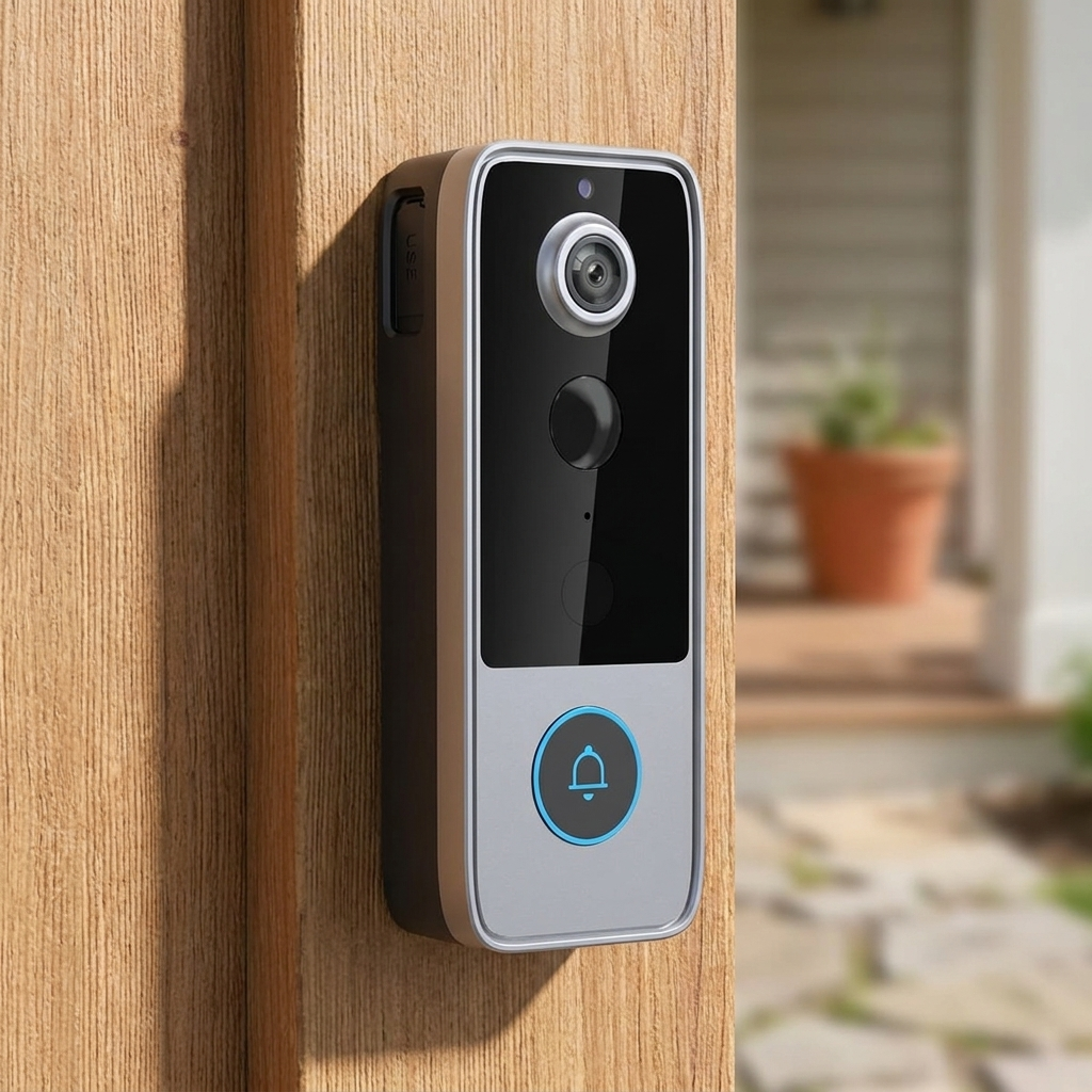 Wireless Video Doorbell with 1080P HD Video and No Monthly Subscription