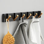 Wall-Mounted Foldable Hook for Coats and Accessories in Stainless Steel