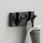 Wall-Mounted Foldable Hook for Coats and Accessories in Stainless Steel