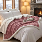 Ultra-Soft Double-Sided Fleece Blanket for Cozy Winter Nights