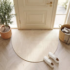 Semicircle Doormat - Non-Slip Dirt-Repellent Mat for Indoor and Outdoor Entrances