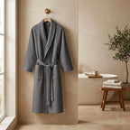 Soft Cotton Bathrobe for Comfort and Relaxation at Home