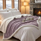 Ultra-Soft Double-Sided Fleece Blanket for Cozy Winter Nights
