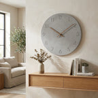 Minimalist Wall Clock with Silent Quartz Movement for Modern Home Décor
