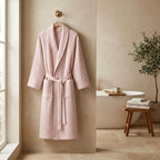 Soft Cotton Bathrobe for Comfort and Relaxation at Home
