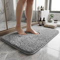 Ultra-Plush Bathroom Mat with Absorbent Microfiber and Non-Slip Backing for Spa-Like Comfort