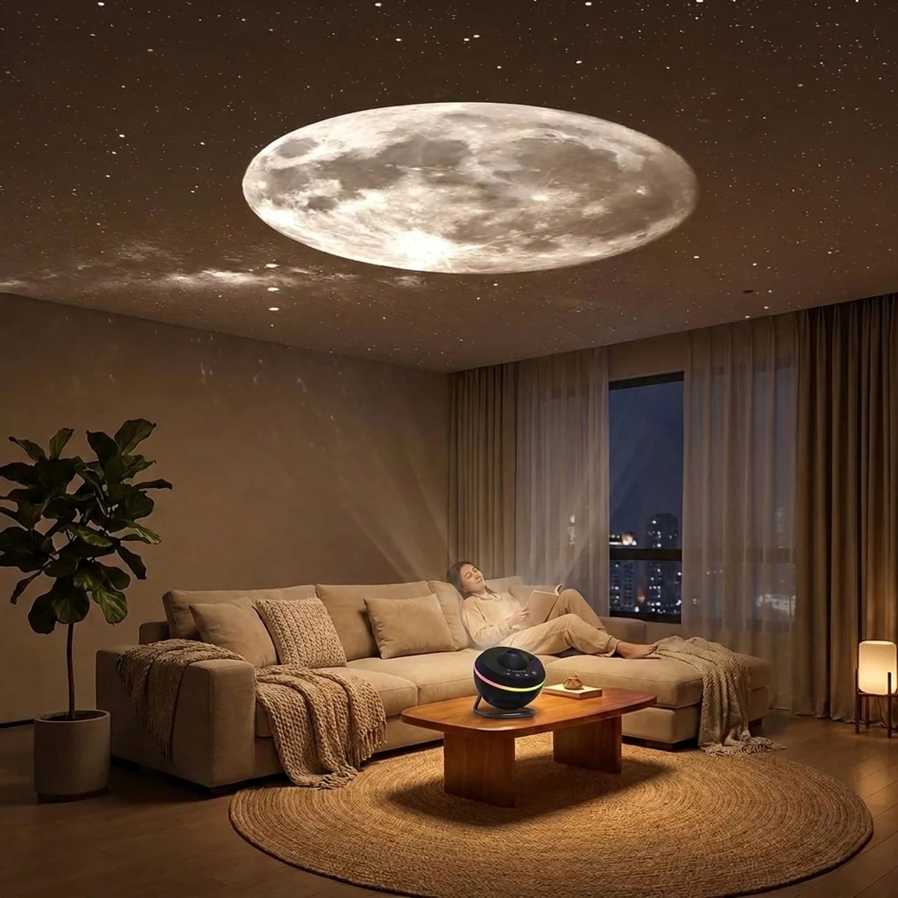 Space Projection Light Projector for Stargazing and Cosmic Ambiance