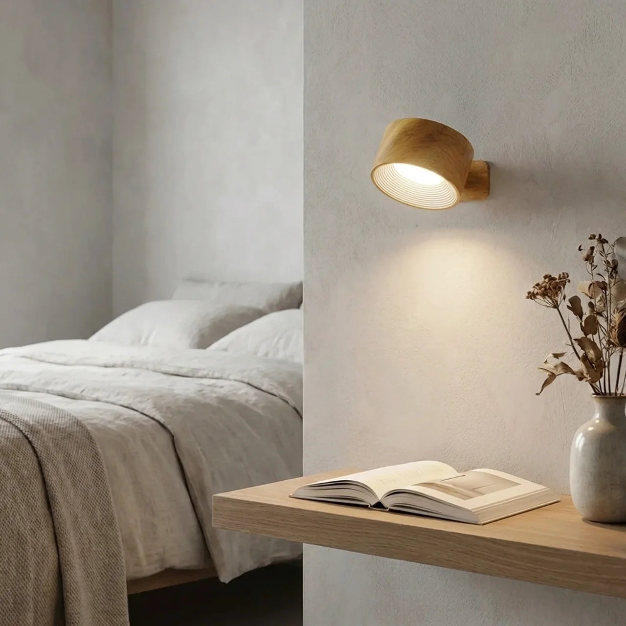 Cordless Magnetic Wall Light with Rechargeable Battery for Flexible Illumination