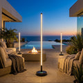 Modern Outdoor Floor Lamp with Wireless Charging for Patios and Gardens