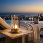Cordless Rechargeable Crystal Lantern for Indoor and Outdoor Use