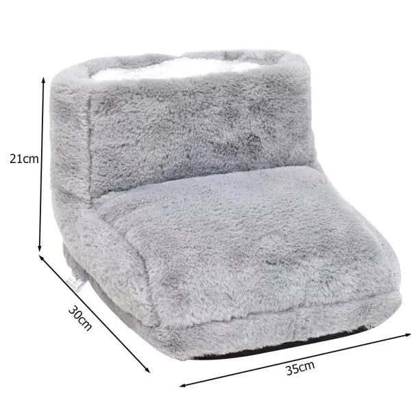 USB Heated Electric Foot Warmer with Plush Lining for Desk and Indoor Use
