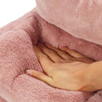 USB Heated Electric Foot Warmer with Plush Lining for Desk and Indoor Use